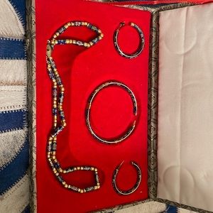 Cloisonne jewelry set